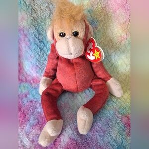 Ty Beanie Baby Schweetheart monkey, Vintage, With Tags.